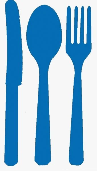 Marine Blue Reusable Cutlery - Pack of 18