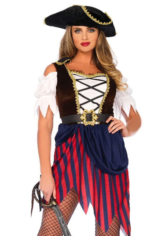 Pirate Captain Ladies Fierce Sea Leader Costume